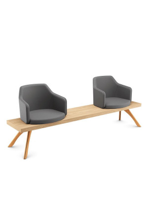 Conjunto Poltronas 36075 Revestida C/ Uma Cor, 2 Lugares E Mesa Tampo Elmo Suíço - Pé Madeira Envernizada - Linha Duo - Cavaletti  - Rev Grid - Cor (Grid) Azul Caribe Conjunto Poltronas 36075 Revestida C/ Uma Cor, 2 Lugares E Mesa Tampo Elmo Suíço - Pé Madeira Envernizada - Linha Duo - Cavaletti  - Rev Grid - Cor (Grid) Azul Caribe