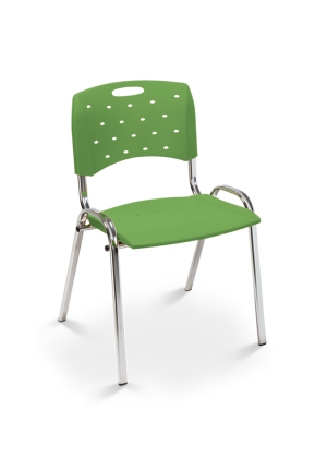 Cadeira fixa aproximação 35008P Viva, estrutura cromada – Cavaletti Cadeira fixa aproximação 35008P Viva, estrutura cromada – Cavaletti