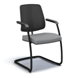 Poltrona Fixa Aproximação 43106, Base Si, Enc. Tela Flip, Braço Integrado - Estrutura Preta - Linha Flip - Cavaletti  - Rev Poliéster Méscla - Cor (Mescla) Azul Com Preto - Tlflip Preto Poltrona Fixa Aproximação 43106, Base Si, Enc. Tela Flip, Braço Integrado - Estrutura Preta - Linha Flip - Cavaletti  - Rev Poliéster Méscla - Cor (Mescla) Azul Com Preto - Tlflip Preto