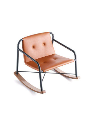 Poltrona Esqui 36906, Base Em Madeira Laminada De Tauari Envernizado - Linha Stretch - Cavaletti  - Rev Grid - Cor (Grid) Laranja Âmbar Poltrona Esqui 36906, Base Em Madeira Laminada De Tauari Envernizado - Linha Stretch - Cavaletti  - Rev Grid - Cor (Grid) Laranja Âmbar