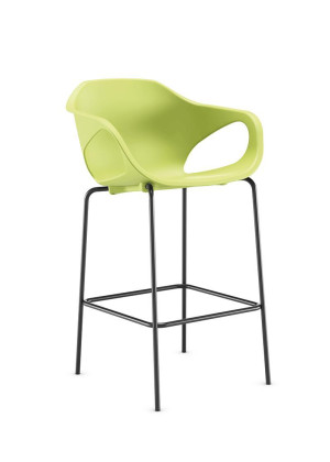 Cadeira Fixa Aproximação 33120 Stay Alta - P - Estrutura Preta - Linha Stay - Cavaletti  - Rev Plásticos Stay - Cor (Plast Stay) Marrom Café Cadeira Fixa Aproximação 33120 Stay Alta - P - Estrutura Preta - Linha Stay - Cavaletti  - Rev Plásticos Stay - Cor (Plast Stay) Marrom Café