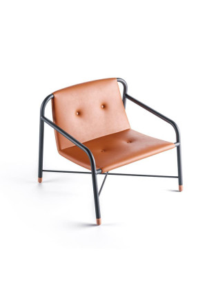 Poltrona 36906, Base 4 Pés Com Ponteiras Em Madeira Natural Envernizada - Linha Stretch - Cavaletti  - Rev Haven - Cor (Haven) Laranja Poltrona 36906, Base 4 Pés Com Ponteiras Em Madeira Natural Envernizada - Linha Stretch - Cavaletti  - Rev Haven - Cor (Haven) Laranja