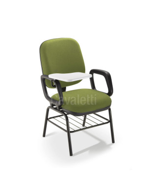 Poltrona Fixa Aproximação 4006 Pue C/ Grade Prancheta Melamínico - Linha Start - Cavaletti  - Rev Space - Cor (Space) Marrom Poltrona Fixa Aproximação 4006 Pue C/ Grade Prancheta Melamínico - Linha Start - Cavaletti  - Rev Space - Cor (Space) Marrom