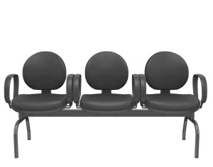 Longarina Executiva Operativa Plus 60019 3 Lugares, Pé Metal Preto, Braço Corsa Pp, Estrutura Preta – Plaxmetal  - Rev Polipropileno - Corplax Pp Preto Longarina Executiva Operativa Plus 60019 3 Lugares, Pé Metal Preto, Braço Corsa Pp, Estrutura Preta – Plaxmetal  - Rev Polipropileno - Corplax Pp Preto