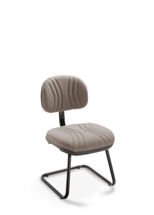 Cadeira Fixa Aproximação 3008 S - Linha Start Plus - Cavaletti  - Rev Space - Cor (Space) Marrom Cadeira Fixa Aproximação 3008 S - Linha Start Plus - Cavaletti  - Rev Space - Cor (Space) Marrom