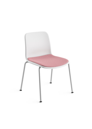 Cadeira Fixa 46066 Estrutura Palito, Concha Plástica C/ Sobre Assento Revestido - Linha Match - Cavaletti  - Rev Plasticos Match - Cor (Match) Azul Profundo Cadeira Fixa 46066 Estrutura Palito, Concha Plástica C/ Sobre Assento Revestido - Linha Match - Cavaletti  - Rev Plasticos Match - Cor (Match) Azul Profundo