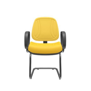 Cadeira Executiva Fixa Premium 82986 Base S, Estrutura Preta - Plaxmetal  - Rev Polipropileno - Corplax Pp Azul Claro Cadeira Executiva Fixa Premium 82986 Base S, Estrutura Preta - Plaxmetal  - Rev Polipropileno - Corplax Pp Azul Claro