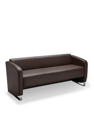 Sofá Espera 36105 3 Lugares - Linha Box - Cavaletti  - Rev Politex - Cor (Politex) Cinza Escuro Sofá Espera 36105 3 Lugares - Linha Box - Cavaletti  - Rev Politex - Cor (Politex) Cinza Escuro