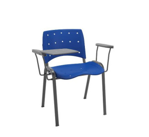 Cadeira Fixa Ergoplax 103849 Semi-Montada, Com Prancheta Escamoteável, Estrutura Preta, Sem Estofado, Assento E Encosto Colorido – Plaxmetal  - Rev Plásticos Plaxmetal - Plpx Plástico Azul Bic 12 - Estr Preto Cadeira Fixa Ergoplax 103849 Semi-Montada, Com Prancheta Escamoteável, Estrutura Preta, Sem Estofado, Assento E Encosto Colorido – Plaxmetal  - Rev Plásticos Plaxmetal - Plpx Plástico Azul Bic 12 - Estr Preto
