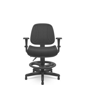 Cadeira Caixa Executiva Premium 33083 Backplax Plus, Braço Regulável Pp, Estrutura Preta - Plaxmetal  - Rev Polipropileno - Corplax Pp Azul Claro Cadeira Caixa Executiva Premium 33083 Backplax Plus, Braço Regulável Pp, Estrutura Preta - Plaxmetal  - Rev Polipropileno - Corplax Pp Azul Claro