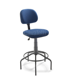 Cadeira Giratória Stool 4020 Bg C/ L 2048 Reg. Altura, Aro Fixo - Linha Start - Cavaletti  - Rev Space - Cor (Space) Marrom Cadeira Giratória Stool 4020 Bg C/ L 2048 Reg. Altura, Aro Fixo - Linha Start - Cavaletti  - Rev Space - Cor (Space) Marrom