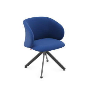 Poltrona Giratória 36708 Base Elíptica Com Sapata - Estrutura Preta - Linha Bee - Cavaletti  - Rev Grid - Cor (Grid) Rosa Pitaya - Estr Preto Universal Poltrona Giratória 36708 Base Elíptica Com Sapata - Estrutura Preta - Linha Bee - Cavaletti  - Rev Grid - Cor (Grid) Rosa Pitaya - Estr Preto Universal