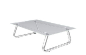 Mesa Sublime 40039 Estrutura Cromada - Plaxmetal  - Rev Plásticos Plaxmetal - Estr Cromado