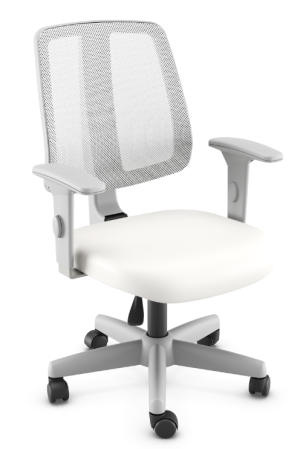 Cadeira Giratória Executiva 43503, Encosto Tela Newnet, Aranha C/ Polaina Secretária, Rod. 50 Nylon, Braço Sl New Pp - Estrutura Cinza - Linha Flip Light - Cavaletti Cadeira Giratória Executiva 43503, Encosto Tela Newnet, Aranha C/ Polaina Secretária, Rod. 50 Nylon, Braço Sl New Pp - Estrutura Cinza - Linha Flip Light - Cavaletti