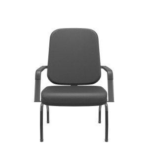Cadeira Fixa Operativa Plus Size 71753 Estrutura Preta, Braço Integrado – Plaxmetal  - Rev Polipropileno - Corplax Pp Verde Cadeira Fixa Operativa Plus Size 71753 Estrutura Preta, Braço Integrado – Plaxmetal  - Rev Polipropileno - Corplax Pp Verde