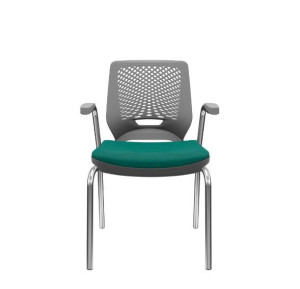 Cadeira Aproximação Beezi 82023 Base 4 Pés, Braço Integrado, Estrutura Cromada - Plaxmetal  - Rev Vinil - Corplax Vinil Marrom - Plpx Plástico Azul Bic 12 Cadeira Aproximação Beezi 82023 Base 4 Pés, Braço Integrado, Estrutura Cromada - Plaxmetal  - Rev Vinil - Corplax Vinil Marrom - Plpx Plástico Azul Bic 12