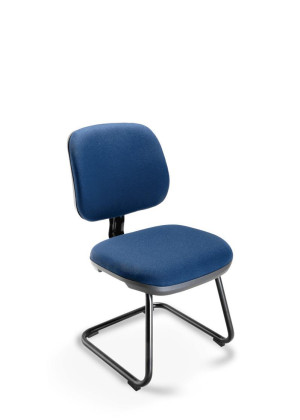 Cadeira Fixa Aproximação 4107 S Executiva S/ Braço - Linha Start - Cavaletti  - Rev Couro Ecologico - Cor (Cec)Cinza Cadeira Fixa Aproximação 4107 S Executiva S/ Braço - Linha Start - Cavaletti  - Rev Couro Ecologico - Cor (Cec)Cinza