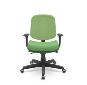 Cadeira Giratória Diretor Premium 95987 Backplax, Base Standard, Braço Regulável Pp - Plaxmetal  - Rev Polipropileno - Corplax Pp Verde/Preto Cadeira Giratória Diretor Premium 95987 Backplax, Base Standard, Braço Regulável Pp - Plaxmetal  - Rev Polipropileno - Corplax Pp Verde/Preto