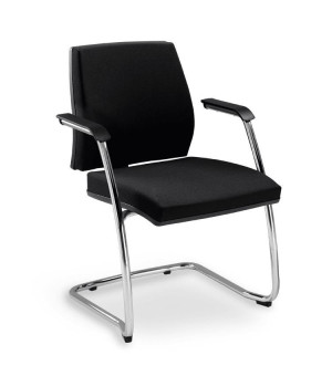 Poltrona Fixa 37006 Si C/ Braço - Linha Mais - Cavaletti  - Rev Vinil - Cor (Vinil) Marrom Poltrona Fixa 37006 Si C/ Braço - Linha Mais - Cavaletti  - Rev Vinil - Cor (Vinil) Marrom