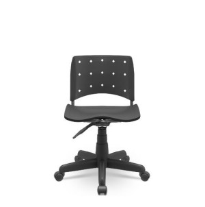 Cadeira Giratória Secretária Ergoplax 33970 Sem Estofado, Assento E Encosto Preto, Estrutura Preta, Sem Braços - Plaxmetal  - Rev Plásticos Plaxmetal - Plpx Plástico Preto 13 Cadeira Giratória Secretária Ergoplax 33970 Sem Estofado, Assento E Encosto Preto, Estrutura Preta, Sem Braços - Plaxmetal  - Rev Plásticos Plaxmetal - Plpx Plástico Preto 13