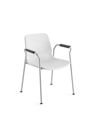 Cadeira Fixa 46906 Estrutura Palito C/ Braço - Linha Match - Cavaletti  - Rev Plasticos Match - Cor (Match) Azul Noite Cadeira Fixa 46906 Estrutura Palito C/ Braço - Linha Match - Cavaletti  - Rev Plasticos Match - Cor (Match) Azul Noite