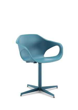 Cadeira 33108 Giratória - Estrutura Colorida - Linha Stay - Cavaletti  - Rev Plásticos Stay - Cor (Plast Stay) Marrom Café Cadeira 33108 Giratória - Estrutura Colorida - Linha Stay - Cavaletti  - Rev Plásticos Stay - Cor (Plast Stay) Marrom Café