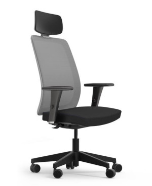 Poltrona Giratória 42101 Sre-Mc, Assento C/ Reg. Profundidade, Encosto Tela Velo C/ Apoio Cabeça, Aranha Nylon, Rod. 65 Nylon, Braço 3D - Linha Velo - Cavaletti  - Rev Haven - Cor (Haven) Vermelho - Tlvelo Verde Oliva