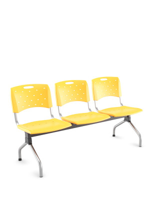 Conjunto Cadeiras Auditório 35010 3L, Sapata Traseira C/ Regulagem - Linha Viva - Cavaletti  - Rev Plásticos Viva - Cor (Plast Viva) Vermelho Claro Conjunto Cadeiras Auditório 35010 3L, Sapata Traseira C/ Regulagem - Linha Viva - Cavaletti  - Rev Plásticos Viva - Cor (Plast Viva) Vermelho Claro