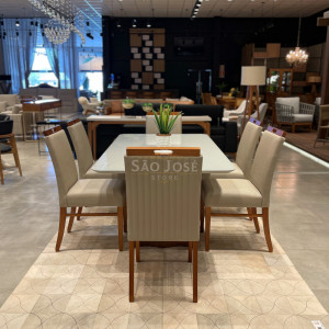 Conjunto Mesa Duna e Cadeira Catânia - São José Store - 