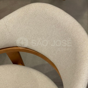 Conjunto Mesa Milo e 6 Cadeiras Pala - 