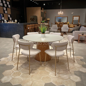 Conjunto Mesa Cone e Cadeira Agata - São José Store - 