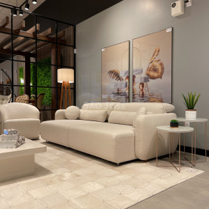 Sofá Retrátil Buble 2,50m - São José Store - 