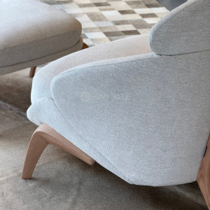 Poltrona Sabre Com Puff Century - 