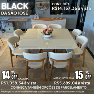 Conjunto Mesa Maria e Cadeira Monic Premium - São José Store - 