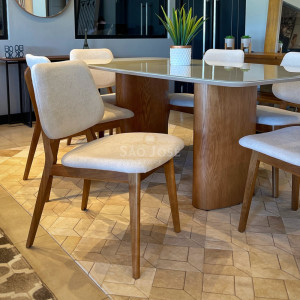 Conjunto Mesa Garda e Cadeira Bellagio - São José Store - 