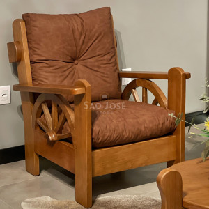 Conjunto Sofá e Poltrona Tradicional - São José Store - 