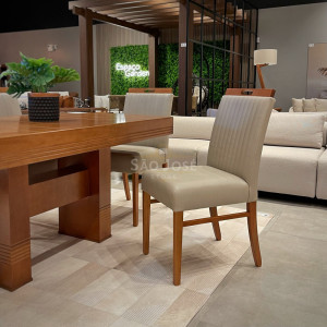 Conjunto Mesa Extensível Atlanta e Cadeira Catânia - São José Store - 