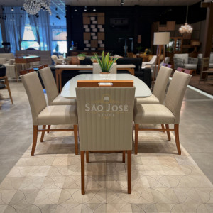 Conjunto Mesa Garda e Cadeira Catânia - São José Store - 
