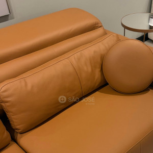 Sofá Buble 3,30m em Couro Legítimo com Abertura Elétrica - 