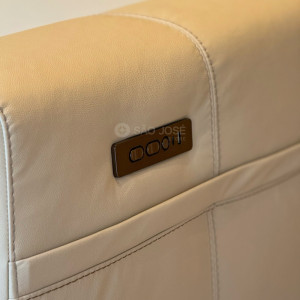 Sofá Croá Salva 3,20m Couro Legítimo Abertura Elétrica - 