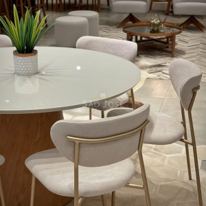 Conjunto Mesa Cone e Cadeira Agata - São José Store - 