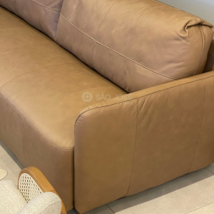 Sofá Teruel Minuano 2,30m Couro Legítimo - 