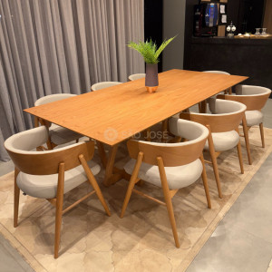 Conjunto Mesa Adele e 8 Cadeiras Padova - São José Store - 