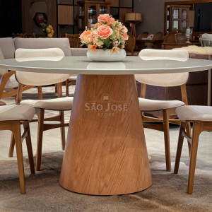 Conjunto Mesa Cone e Cadeira Megan - São José Store - 