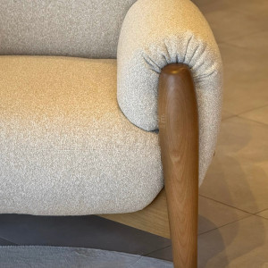 Poltrona Camaquã Com Puff Estofado Jardim - 