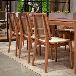 Conjunto Mesa Theo e Cadeira Unna Lee - São José Store - 