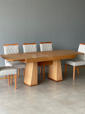 Conjunto Mesa Ilhabela e Cadeira Carpi - São José Store - 