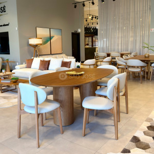 Conjunto Mesa Tria e 6 Cadeiras Camboriú - 