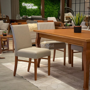 Conjunto Mesa Brasil e Cadeira Catânia - São José Store - 