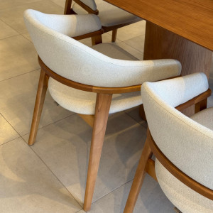 Conjunto Mesa Garda e 6 Cadeiras Pala - São José Store - 